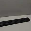 Cordless Light Filtering Mini Blind - 31 Inch Width, 48 Inch Length, 1" Slat Size - Black - Cordless GII Morningstar Horizontal Windows Blinds for Interior by Achim Home Dcor