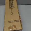 Squirrel Proof Bird Feeders for Outdoors, Metal Wild Bird Feeder for Outside Hanging, 4 Ports Perches, 3LB Large Capacity(Gray)