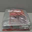 Christmas Ornament Storage Box with 8 Trays, Christmas Storage Container for 128-3'' Holiday Ornament Decorations, Large Xmas Organizer with Adjustable Dividers, Dual Zipper and Pocket (Grey)