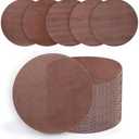 KQCXIK 5 Inch Premium Mesh Sanding Discs 50 PCS, 80/120/180/240/320 Grit, Dust Free Hook and Loop Round Anti-Clogging Sandpaper Disc for Random Orbital Sander