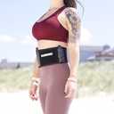 BRAVOBELT Belly Band Holster - by BRAVOBELT Athletic Performance Holster for Running, Jogging, Hiking - G17-43 S&W M&P 40 Shield | for Men & Women (XL - 45" - 55" Belly)