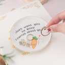 2 x Funny Birthday Gifts for Women, Personalized Ring Dish Valentines Day Gift for Mom, Wife and Girlfriend, Jewelry Tray for Best Friend Sister Daughter Mothers Day Christmas