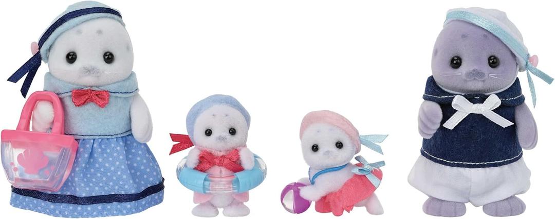 Calico Critters Seal Family - 4 Collectible Figures for Ages 3+ Calico Critters Seal Family - 4 Collectible Figures for Ages 3+