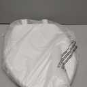 Bemis 7300SLEC Slow Close Toilet Seat, Easy Clean Hinges and Durable Plastic Seat, Made in USA, Elongated, White