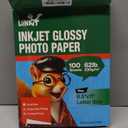 UiNKiT INKJET GLOSSY PHOTO PAPER 100 Sheets 621lb 8.5x11 Letter Size