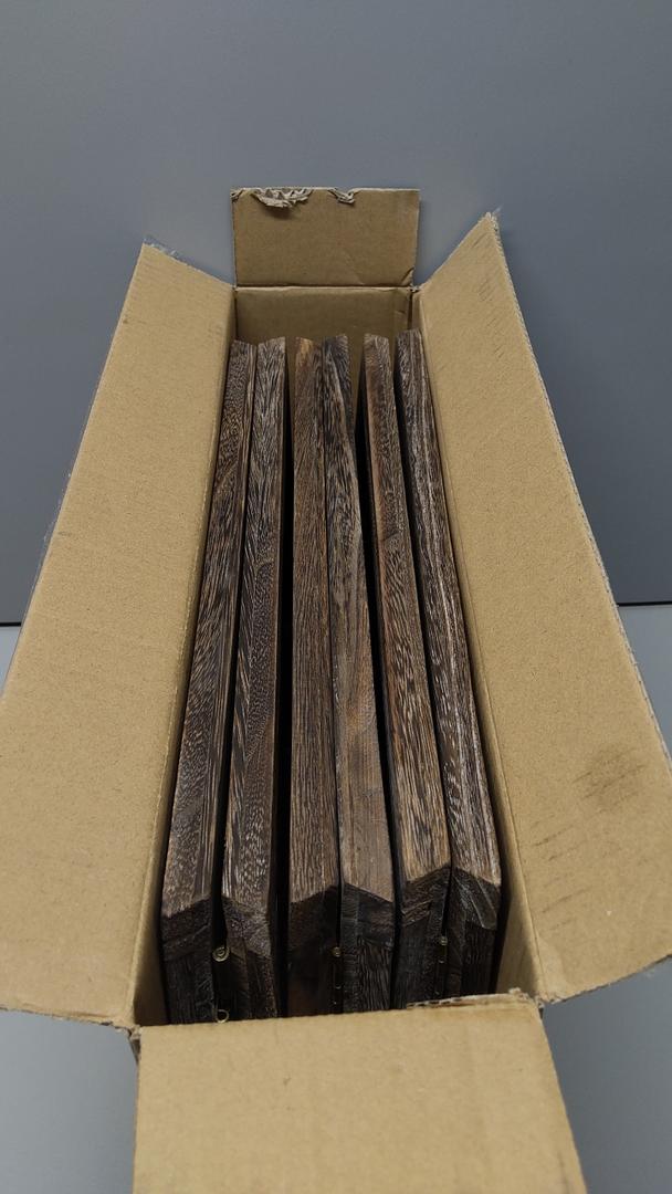 HarcoHome Wood Christmas Tree Collar, 31.5" Hexagon Christmas Tree Base Cover, Handcrafted Natural Wooden Christmas Tree Ring, Vintage Weathered Tree Skirt, Rustic (Archaize)