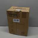 Cesun 1.2 Gallons Small Black Can, Bathroom Garbage Can with Lid and Foot Pedal, Mini Round Wastebasket for Bathroom, Bedroom, Office, 4.5 Liters / 1.2 Gallons, Matte Black