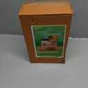 CHEF'S UNIQUE Wooden Utensil Holder For Countertop - Durable Cooking Utensils Holder - large Rustic Countertop Kitchen Dcor - Spatula Utensils And Spoons Organizer With Divider