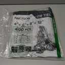 Zip Ties Assorted Sizes(4+6+8+12), 400 Pack, Black Cable Ties, UV Resistant Wire Ties by ANOSON