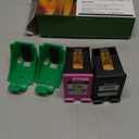 67XL Ink Cartridge Replacement for HP 67 XL Black Tri-Color Remanufactured for HP Ink 67 67XL for DeskJet 2755e 2700 2855e 2800 2752 2742e 4155e 4255e 4100 Envy 6055 6055e 6455e Printer (2-Pack)