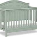 Davinci Charlie 4-in-1 Convertible Crib in Light Sage, Greenguard Gold Certified