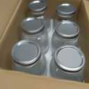 WELLIFE 64 OZ Mason Jars, 6 Pack Wide Mouth Mason Jars for Pickling, Canning, Fermenting and Food Storage, Microwave & Dishwasher Safe, medium
