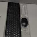 Wireless Keyboard and Mouse Combo, RGB Backlit, Rechargeable & Light Up Letters, Full-Size, Soft Typing, Sleep Mode, 2.4GHz Quiet Keyboard Set for Mac, Windows, Laptop, PC, Trueque (Black)