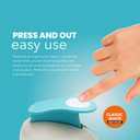 BearBoss 3 Inch Circle Punch, Hole Punch Shapes, Paper Punch Set for Scrapbooking Festival Paper Greeting Card DIY Albums Photos (Classic White)