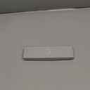 A&S Mezuzot Modern Concrete Mezuzah Case with Scroll, Easy Peel and Stick Mezuza (White+ Engraved Shin, 6 Inches)