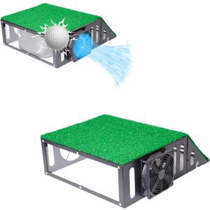 Metal Golf Simulator Projector Cover, Floor Mounted Enclosure for LED Projectors with Cooling Fan, Golf Simulator Accessories, Durable Protection for Your Golf Simulation