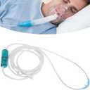 2 x Oxygen Tubing - Extension High Flow Oxygen Tubing, Comfortable Oxygen Delivery Comfortable for Long-Term Use (7ft Reusable Oxygen Tubing)