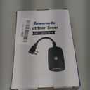 DEWENWILS Outdoor Timer for Lights, Waterproof Outlet Timer with 2 Grounded Electrical Outlets, 15A 1/2HP, UL Listed
