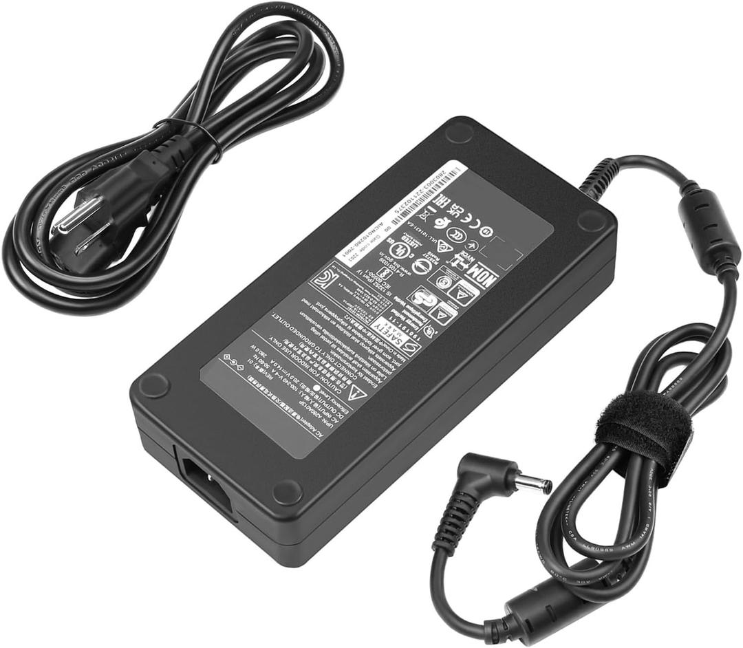 20V 14A 280W Laptop Charger Compatible with AORUS 15X 16 15 17 2024 2023 Maingear Vector PRO 2 Laptop chicony a18-280p1a a280a013p