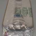 Newtay 17 Pcs Snack Basket Sets, Snack Storage Bin for Pantry Shelves with 16 Pcs 2 Inch Chip Clips, Basket Organizer for Kitchen Home, Chips, Popcorn, Candy, Pretzels(Burlap,Khaki)