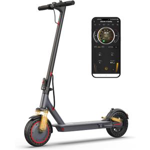 VOLPAM 10 Inches Electric Scooter, Dual Suspension, 22 MPH Top Speed, 500W Powerful Motor, 28 Miles Long Range, Dual Braking, Max Load 264 lbs