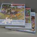 Bits and Pieces  Value Set of Three 50 Piece Jigsaw Puzzles for Adults  Dream Landscape, Home Grown, Sunrise Feasting Jigsaw Puzzles, Completed Puzzle Size: 15" x 19"