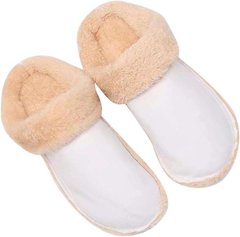 1Pair Slipper Liners for Women Warm Soft Insoles for Shoes Cozy Replacement Shoe Inserts Fuzzy Deformation Resistant Liner for Winter Footwear (22.50X7.80X1.00CM)
