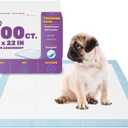 BV Puppy Pads Leak-Proof 100 Count 22"x 22" - Absorbent Pee Pads for Dogs with 6-Layer Design, Rapid Dry Sheet & Built-in Attractant - Dog Pad with Odor Control, Perfect for Puppies & Senior Dogs, BBD: 10/13/2029