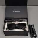 Eddie Bauer Smart Glasses for Men Bluetooth Smart Glasses with UV400 Polarized Lenses, Open Ear Speakers & Microphone Velocity (Standard)