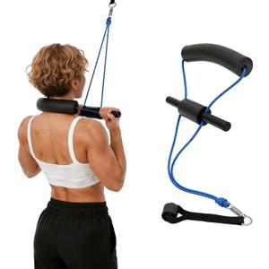 Portable Cervical Neck Traction Device Over Door Home Use for Neck Pain Relief, Portable Neck Stretcher Strap for Spinal Decompression or Physical Therapy, Restore Natural Curve of Neck