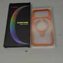 TORRAS for iPhone 17 Pro Max Case with Stand, Camera Control Button, Fit for MagSafe, Military Grade Protection, Translucent Slim Soft Edge Case for iPhone 17 Pro Max 6.9", Orange