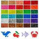 Malynme Fuse Beads, 21000 Pcs 30 Colors 5mm Fuse Bead Kit for DIY Projects - Individually Wrapped