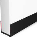 LCGAOYA Weather Stripping Door Seal, 39 Length Cuttable Door Draft Stoppers for Bottom of Door, Strong Adhesive Door Sweep for Exterior and Interior Doors,Black