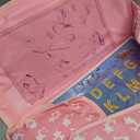 MENZOKE Kids Travel Tray for Toddler Car Seat, Road Trip Activities for Kids with iPad Holder Stand & Dry Erase Board, Road Trip Essentials Accessories Lap Tray as Travel Gifts for Kid, Pink