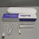 Metal Electric Toothbrush with UV Mode, Vibration and Oscillation Electric Toothbrush for Adults, 6 Brush Heads & Travel Case & Dust Cover, 5 Modes & Built in Timer, One Charge Last 120 DaySliver