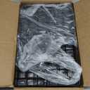 2pcs Fruit Basket Kitchen Storage Basket with Wood Lid, Stackable Wall Basket Fruit Basket for Kitchen, Countertop Organizer for Snack, Fruit and Veggie Storage, 11.8 x 7.9 x 8.5 Inch (Brown)