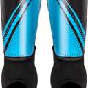 newox Soccer Shin Guards Kids Youth - Shin Pads Protection Boys Shin Guards Soccer Youth - Soccer Shin Guards for Kids 3-15 Years Old Girls Boys (Small, Blue)