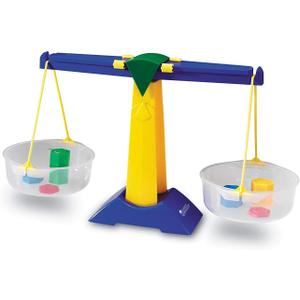 Learning Resources Pan Balance Jr - Ages 5+ Science Class Experiments, Measurement Tool, Balance for Kids
