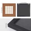 3D TEXTURED WALL DECOR, BROWN GEOMETRIC SANDSTONE TEXTURE IMAGES, 16 X 16 INCH