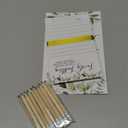 Fumete 61 Pieces Babyshower Games Include 1 Family Traditions Standing Sign and 50 Family Traditions Activities Cards with 10 Pencils(Greenery)