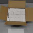 BESTTEN (50 Pack) USWP4 Matte White Screwless Switch Plate, 1-Gang Decorator Wall Outlet Cover, H4.69 x W2.91, for Light Switch, Dimmer, USB, GFCI, Receptacle