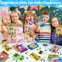 Valentines Day Gifts for Kids Classroom, 24 Pack Valentines Day Cards with Basketball Shooting Game, Basketball Toy for School Valentines Exchange Prizes, Valentines Party Favors for Boys Girls