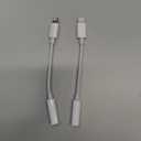 [Apple MFi Certified] 2 Pack Lightning to 3.5 mm Headphone Jack Adapter, iPhone Aux Adapter Converter Dongle Audio Cable Compatible with iPhone 14 13 12 11 X XS 8 7