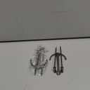 2 Pieces Bookmarks Creative Anchor Bookmark Metal Page Holder for Reading Students Teachers Graduation Gifts Office Supplies (Black)