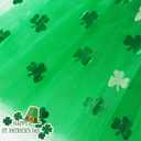 Adult Women St. Patricks Day Green Tutu Skirt with Scock Set Teens Shamrock Dress-Up Irish Party Clover Tutu Costumes (Green, L)