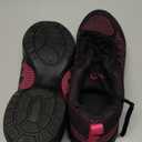 PPQ Women's Jazz Shoes Lace-up Sneakers Modern Dance Shoes Air Cushion Platform Walking Dance Shoes Size 6