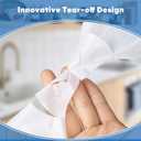 Plastic Bags, (11.5x 6.5" x 21)(200Pack) White Plastic Shopping Bags with Handles for Small Business Grocery T Shirt Bag Reusable and Disposable, in Bulk