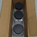 8 oz Glass Juice Bottles with Lids 3-Pack - Reusable Small Juice Drinking Jars for Green Juices, Shots & Smoothies