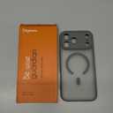 Designed for iPhone 17 Pro Max Case, Compatible with MagSafe, [Camera Protection] [15FT Military Drop Protection] Shockproof Translucent Matte Anti-Slip Phone Case, 6.9", Natural Titanium