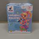 Mini Karaoke Machine for Kids Adults, 2025 TOP Christmas Birthday Gifts for Boys 3,4,5,6,7,8,9,10+ Years Old Toddler Toys, Portable Bluetooth Speaker with 2 Wireless Karaoke Microphones Player(Black)